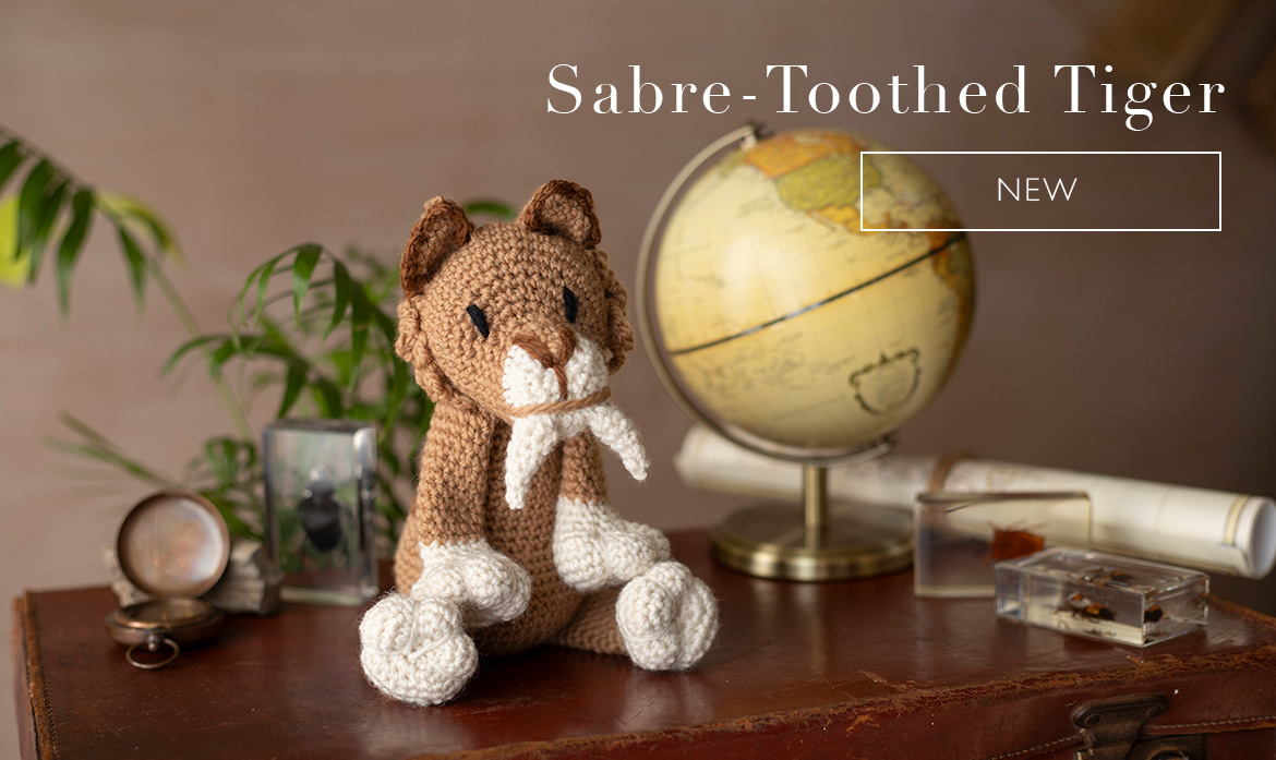 New sabre toothed tiger crochet pattern toft